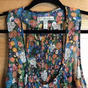 American Rag Floral Blouse